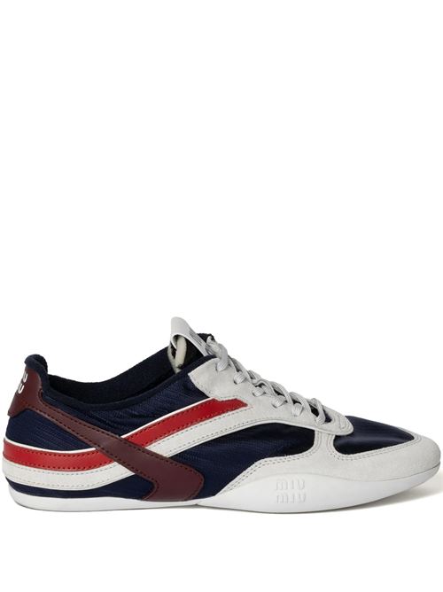 Gymnasium sneakers in technical fabric and suede leather MIU MIU | 5E428EF-A00571LF001Z